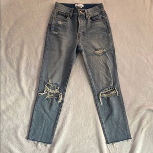 PISTOLA Distressed Blue Jeans size 24